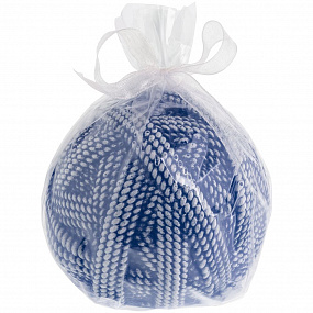 Gifts: свеча kniteam, клубок, синий 
