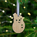 Gifts: деревянная подвеска christmate, снеговик 