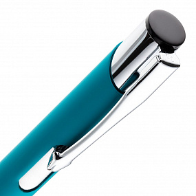 Gifts: ручка шариковая keskus soft touch, бирюзовая 
