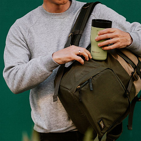 Gifts: термостакан tumbler 350, вакуумный, зеленый 