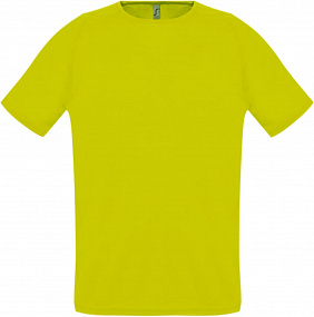 Gifts: футболка унисекс sporty 140, желтый неон 