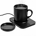 Gifts: кружка с подогревом и беспроводной зарядкой dual base plus, черная 