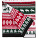 Gifts: шарф mirakler, красный с зеленым 