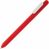 Gifts: ручка шариковая swiper soft touch, красная с белым 