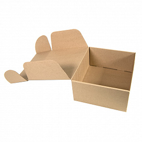 Коробка подарочная Big BOX, размер: 24 x 21 x 11 см  картон МГК бур., самосборная