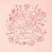 Gifts: футболка женская flower power, розовая 