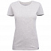 Gifts: футболка женская ladies american u, светлый меланж 