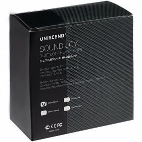 Gifts: беспроводные наушники uniscend sound joy, черные 