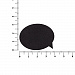 Gifts: наклейка тканевая lunga bubble, m, черная 