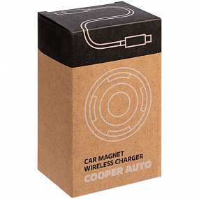Gifts: держатель для смартфона cooper auto wireless с беспроводной зарядкой, черный 