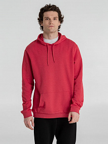 Gifts: толстовка с капюшоном унисекс hoodie, красный меланж 