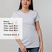 Gifts: футболка женская t-bolka stretch lady, белая 