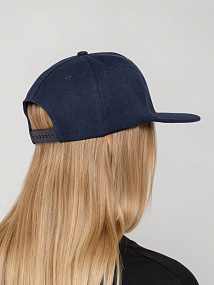 Gifts: бейсболка snapback с прямым козырьком, темно-синяя 