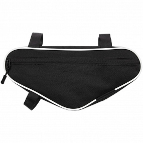 Gifts: велосумка на раму bikeline, черная с белым 