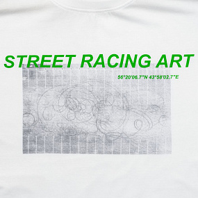 Gifts: футболка street racing art, белая 