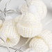 Gifts: гирлянда cosy poms, белая 