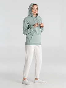Gifts: толстовка с капюшоном унисекс hoodie, серо-зеленая 