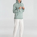 Gifts: толстовка с капюшоном унисекс hoodie, серо-зеленая 