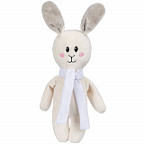 Gifts: мягкая игрушка beastie toys, заяц с белым шарфом 