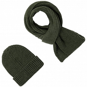 Gifts: шарф nordkyn, зеленый (оливковый) 