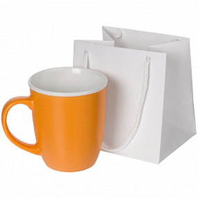 Gifts: пакет бумажный под кружку cupfull, белый 