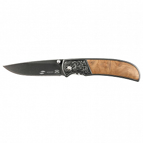 Gifts: складной нож stinger s055b, коричневый 