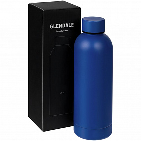 Gifts: термобутылка glendale, синяя 