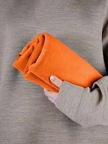 Gifts: флисовый плед warm&peace, оранжевый 