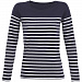 Gifts: футболка женская с длинным рукавом matelot lsl women, синяя с белым 