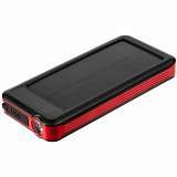 Gifts: аккумулятор с беспроводной зарядкой holiday maker wireless, 10000 мач, красный 
