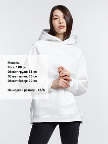 Gifts: худи унисекс оверсайз easy street, молочно-белое 