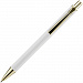 Gifts: ручка шариковая lobby soft touch gold, белая 