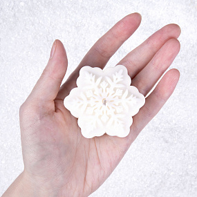 Gifts: свеча snowlight 2, белая, 6 см 
