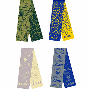 Gifts: шарф на заказ tricksy light, xl, полушерсть 