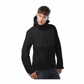Gifts: куртка мужская hooded softshell темно-синяя 