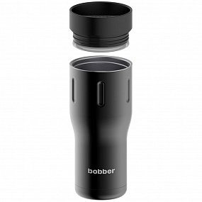 Gifts: термостакан tumbler 470, вакуумный, черный 