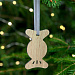 Gifts: деревянная подвеска christmate, конфета 
