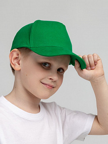 Gifts: бейсболка детская standard kids, зеленая 