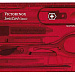 Gifts: набор инструментов swisscard, полупрозрачный красный 