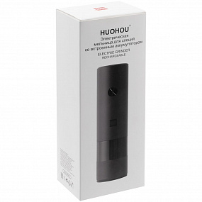 Gifts: электрическая мельница для специй huohou electric grinder rechargable, черная 