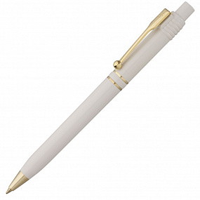 Gifts: ручка шариковая raja gold, белая 