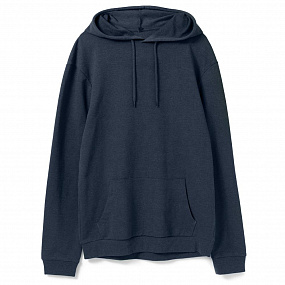 Gifts: толстовка с капюшоном унисекс hoodie, синий меланж 