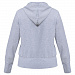 Gifts: толстовка женская hooded full zip серый меланж 