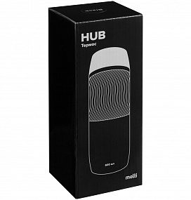 Gifts: термостакан hub, черный 