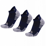 Gifts: набор из 3 пар спортивных мужских носков monterno sport, синий 