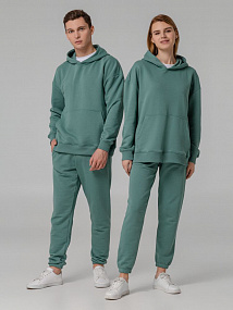 Gifts: худи оверсайз kulonga comfort, серо-зеленое 