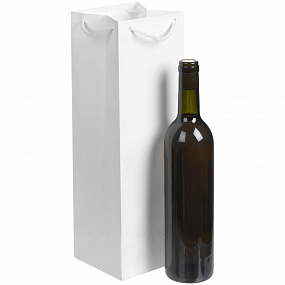 Gifts: пакет под бутылку vindemia, белый 