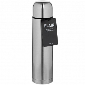Gifts: термос plain 1000, серебристый 
