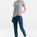 Gifts: футболка женская t-bolka stretch light lady, серый меланж 