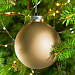 Gifts: елочный шар finery matt, 10 см, матовый золотистый 